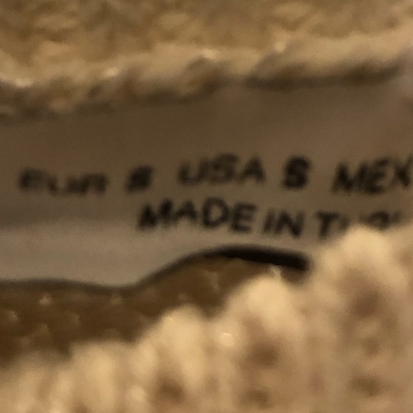 Zara pearl knit cardigan size small beige - Picture 3 of 5